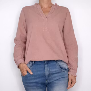 Blus Morgana Cord OLD PINK - Marta du Chateau