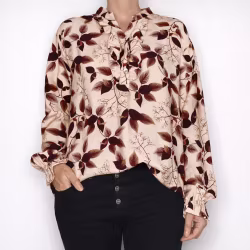 Blus Krås Joceline BEIGE - Marta du Chateau