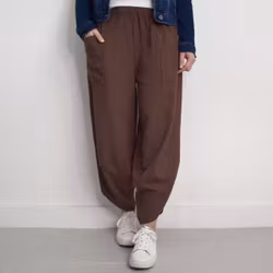 Byxa Baggy Maud COLD BROWN - Marta du Chateau