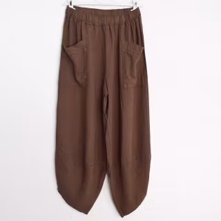 Byxa Baggy Maud COLD BROWN - Marta du Chateau