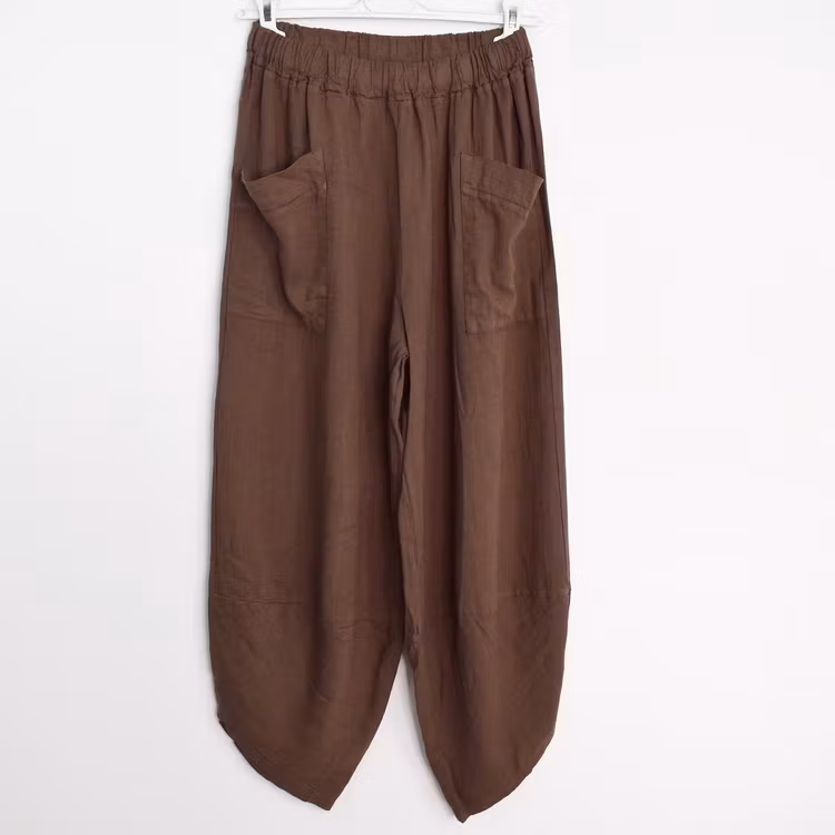 Byxa Baggy Maud COLD BROWN - Marta du Chateau