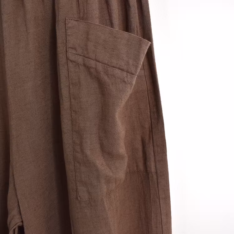 Byxa Baggy Maud COLD BROWN - Marta du Chateau