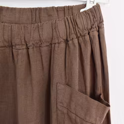 Byxa Baggy Maud COLD BROWN - Marta du Chateau