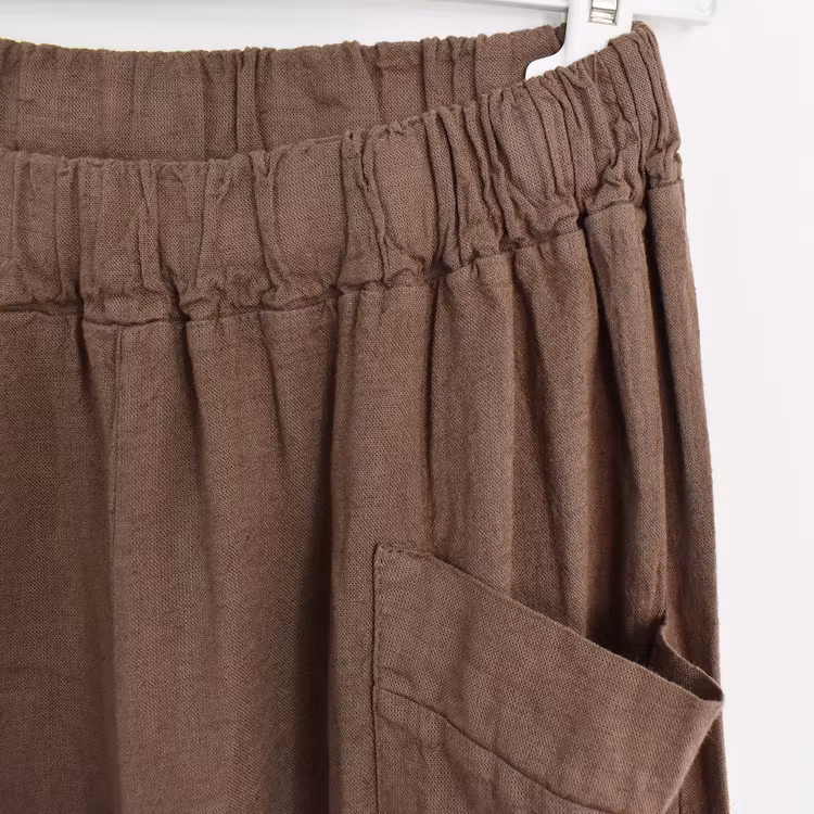 Byxa Baggy Maud COLD BROWN - Marta du Chateau