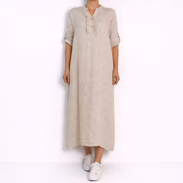 Linneklänning Krås SABBIA