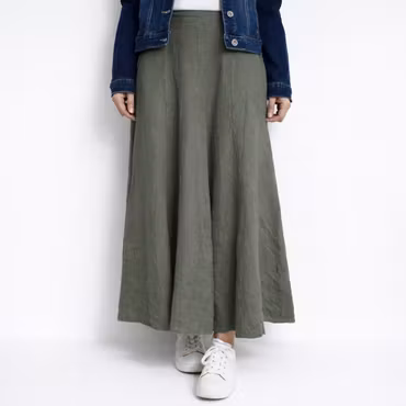 Linnekjol Enkel KAKI