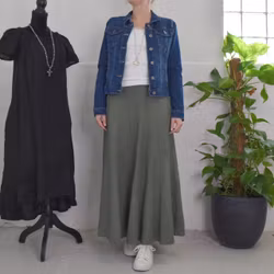 Linnekjol Enkel KAKI