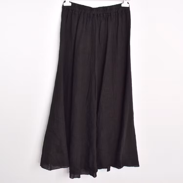 Linnekjol Enkel SVART