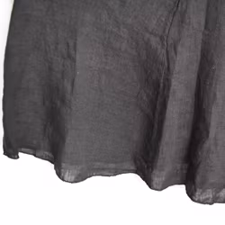 Linnekjol Enkel SVART