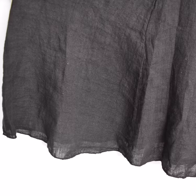 Linnekjol Enkel SVART