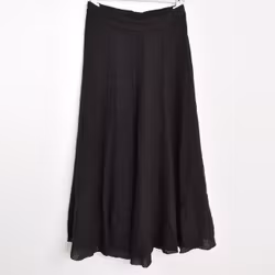 Linnekjol Enkel SVART