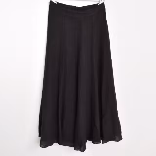 Linnekjol Enkel SVART