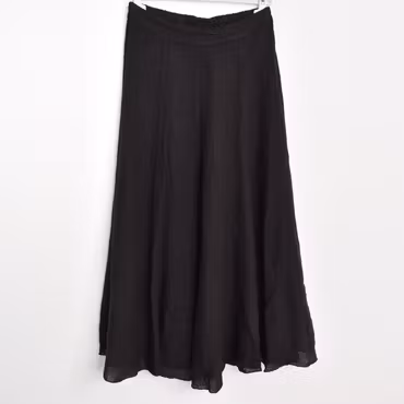 Linnekjol Enkel SVART