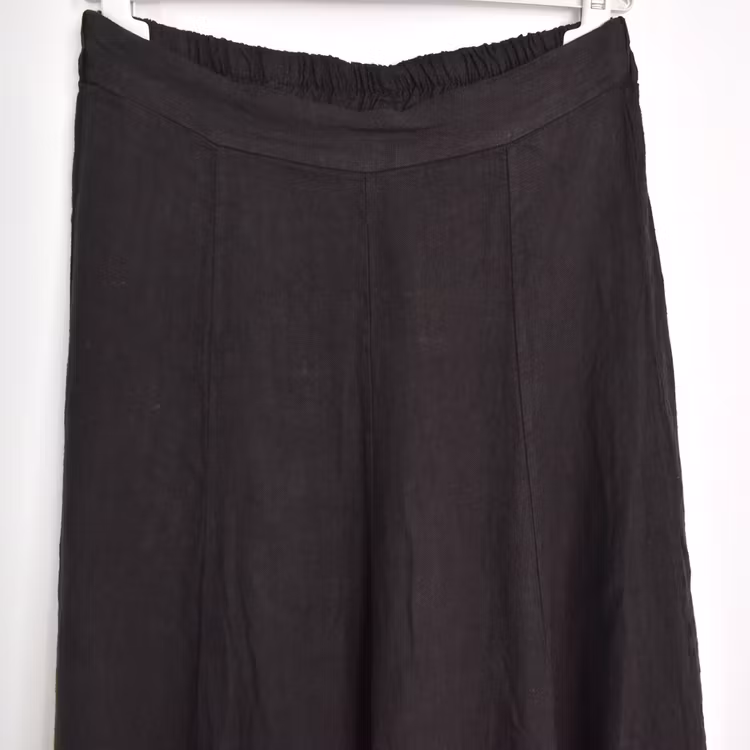 Linnekjol Enkel SVART