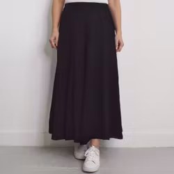 Linnekjol Enkel SVART