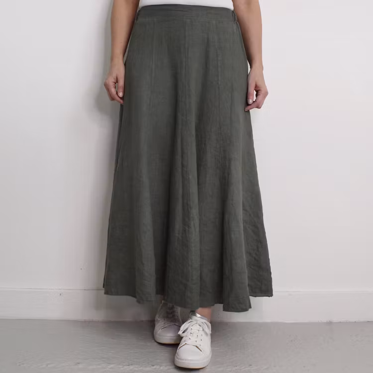 Linnekjol Enkel KAKI