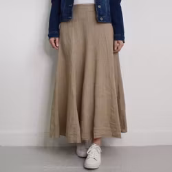 Linnekjol Enkel TAUPE