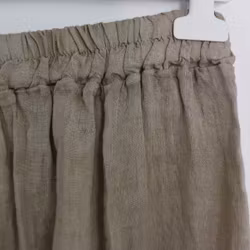 Linnekjol Enkel TAUPE