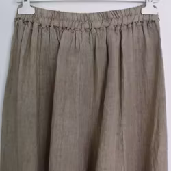 Linnekjol Enkel TAUPE