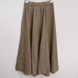 Linnekjol Enkel TAUPE