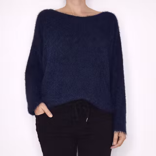 Stickad Tröja Anouk BLUE - Marta du Chateau