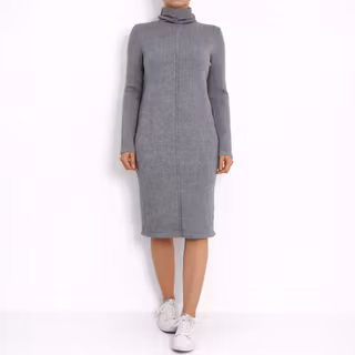 Finstickad Klänning GRIGIO MEDIO