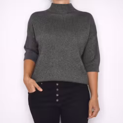 Tröja Halvpolo KAKI