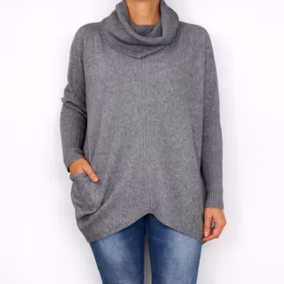 Polotröja Fickor Over Sized GRIGIO MEDIO