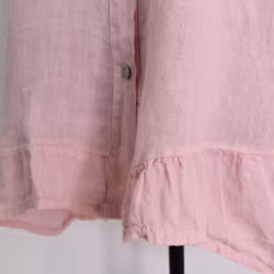 Kort linneskjorta med Volang ROSE