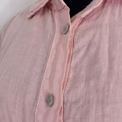 Kort linneskjorta med Volang ROSE