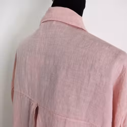 Kort linneskjorta med Volang ROSE