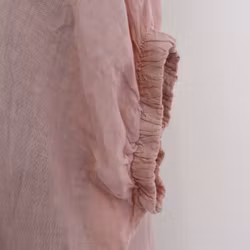 Kort linneskjorta med Volang ROSE