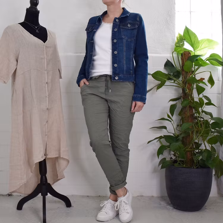 Stretchig Byxa Alva KAKI