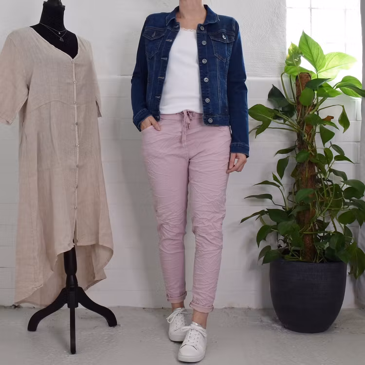 Stretchig Byxa Alva ROSA