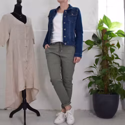 ANDRASORTERING Stretchig Byxa Alva KAKI