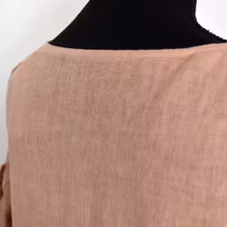 Linneklänning med Fickor MIU MIU