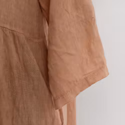 Linneklänning med Fickor MIU MIU