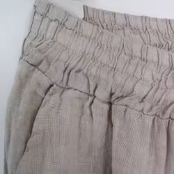 Coulettbyxa i linne Vivi BEIGE - Mix By Heart