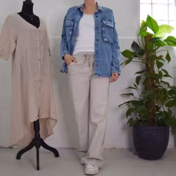 Vid Byxa Isolde BEIGE - Mix By Heart