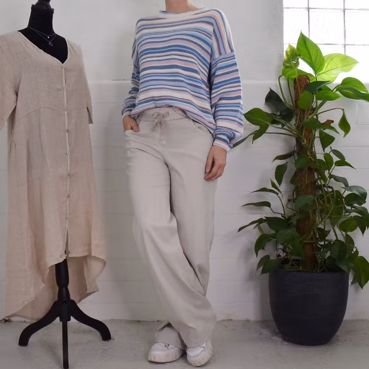 Vid Byxa Isolde BEIGE - Mix By Heart