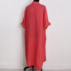 Linneklänning Loella HALLON - Mix By Heart