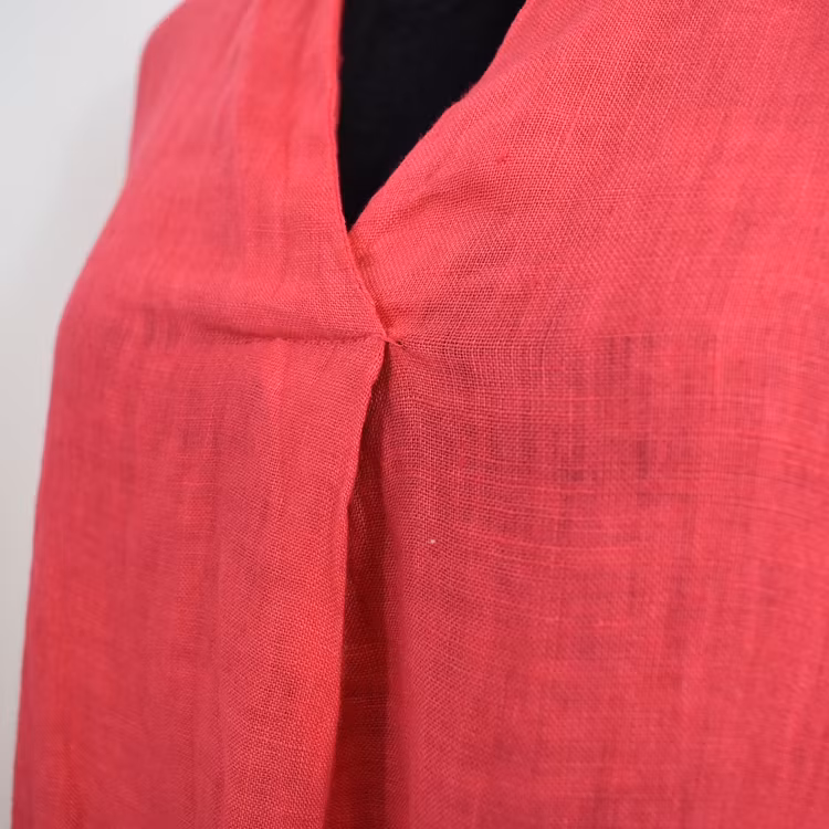 Linneklänning Loella HALLON - Mix By Heart