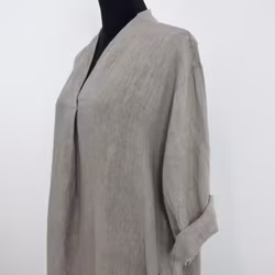 Linneklänning Loella TAUPE - Mix By Heart