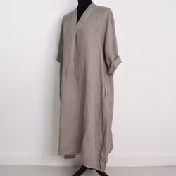 Linneklänning Loella TAUPE - Mix By Heart