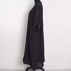 Linneklänning Loella SVART - Mix By Heart