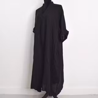 Linneklänning Loella SVART - Mix By Heart