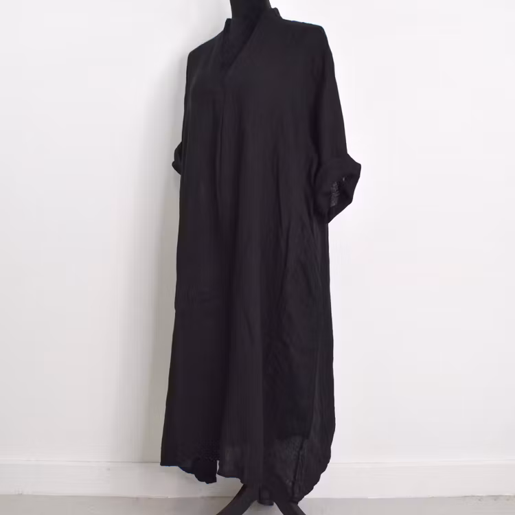 Linneklänning Loella SVART - Mix By Heart