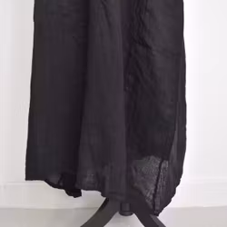 Linneklänning Loella SVART - Mix By Heart