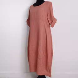 Linneklänning Sweet PINK GRAPE