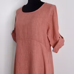 Linneklänning Sweet PINK GRAPE